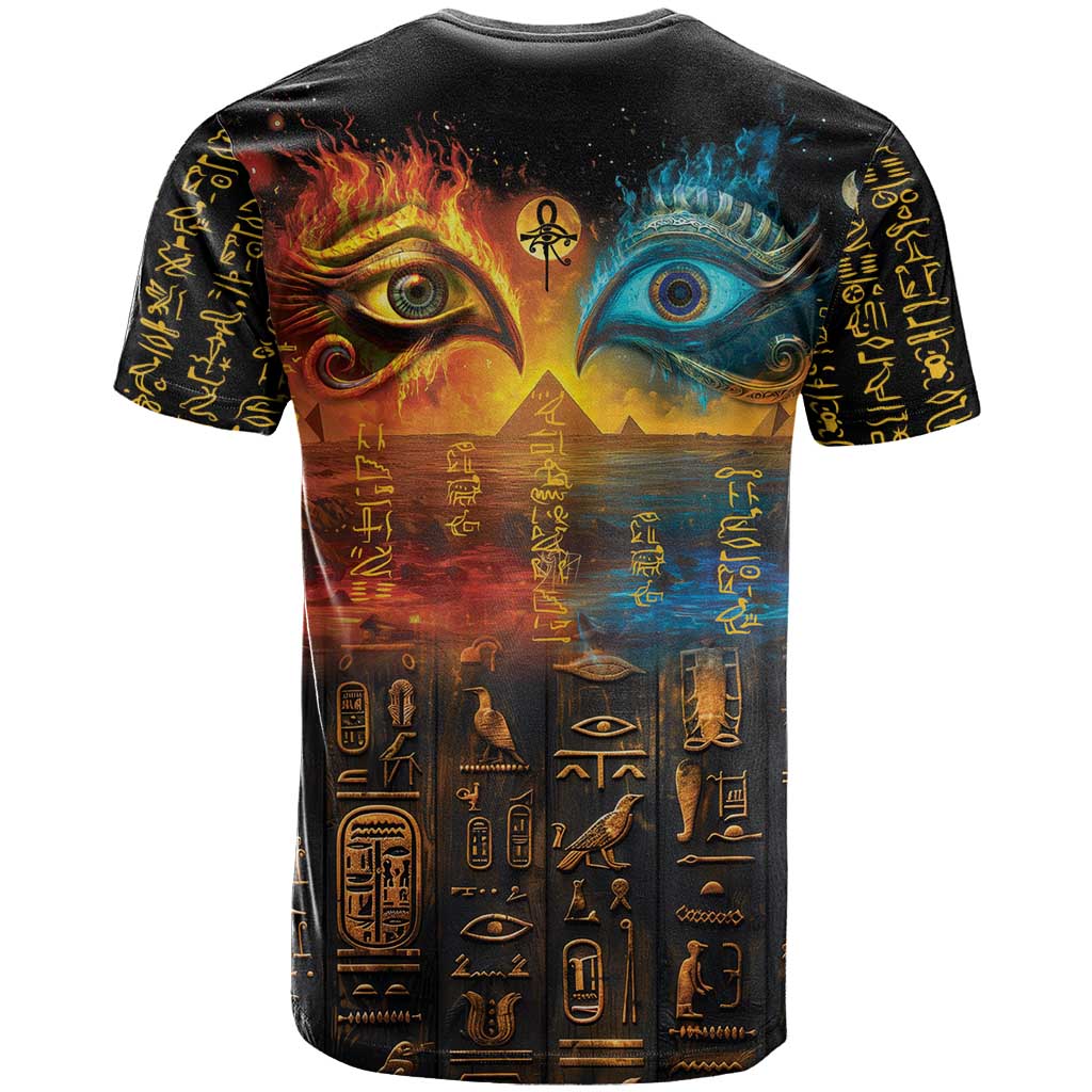 Eye of Ra and Eye of Horus T shirt Power and Magic Ancient Egyptian Mythology LT9