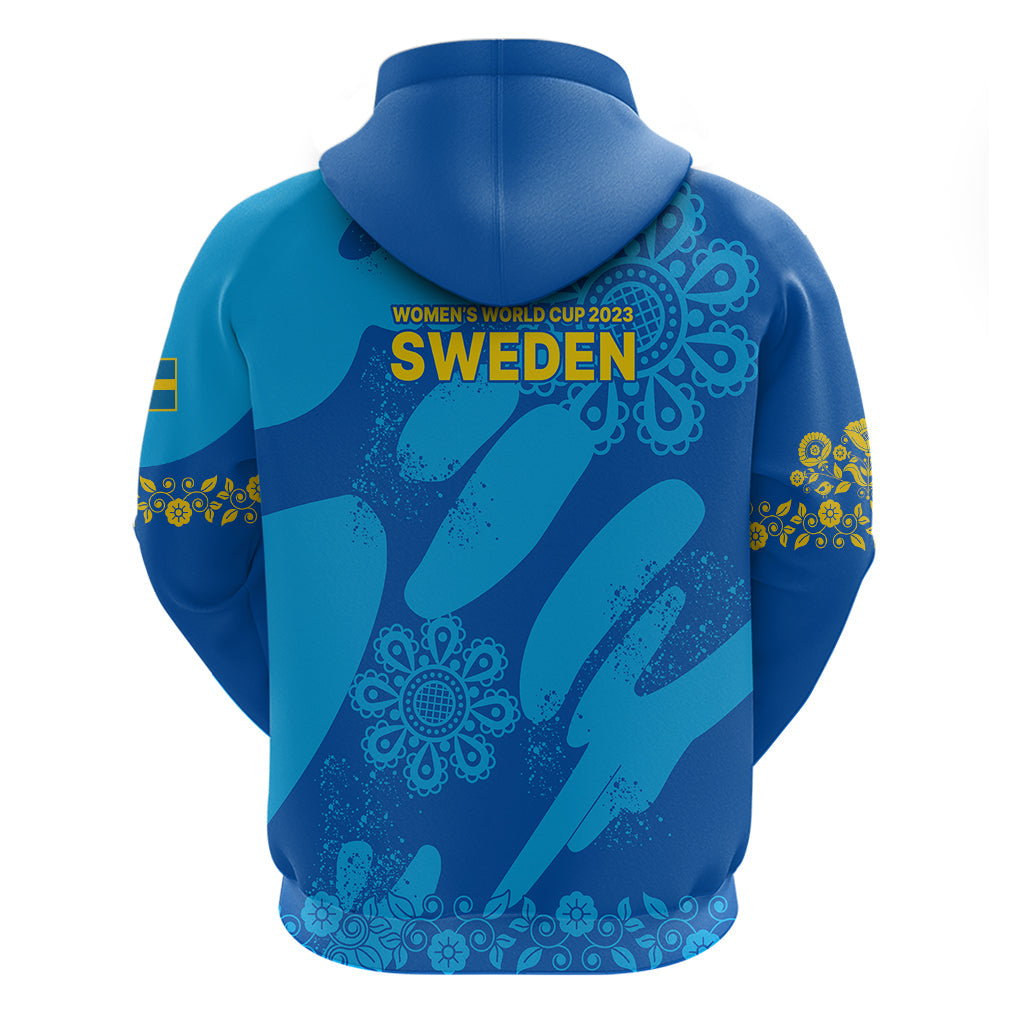 Sweden Women Football Hoodie Blagult World Cup 2023 LT9