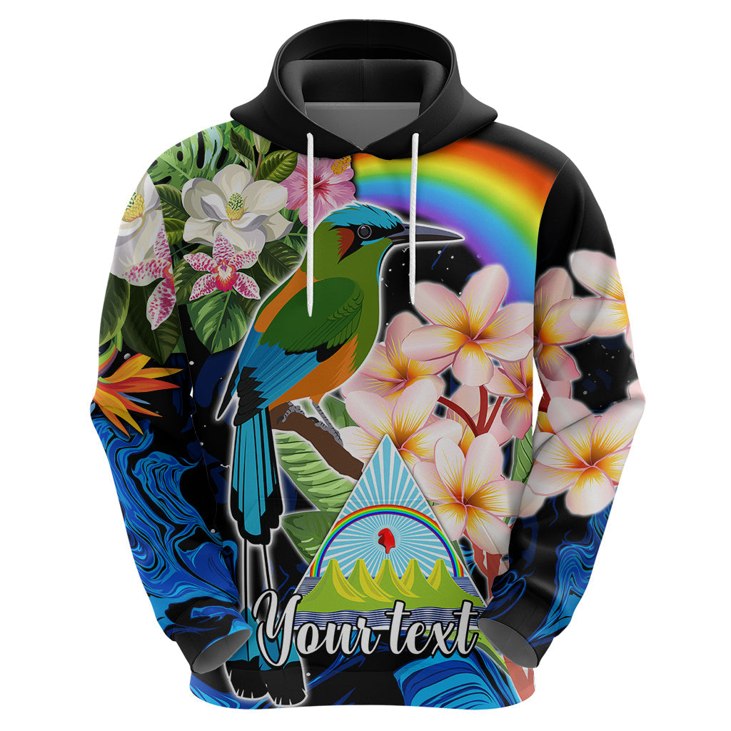 Personalised Nicaragua Hoodie Guardabarranco and Beauty Sacuanjoche Sprit LT9