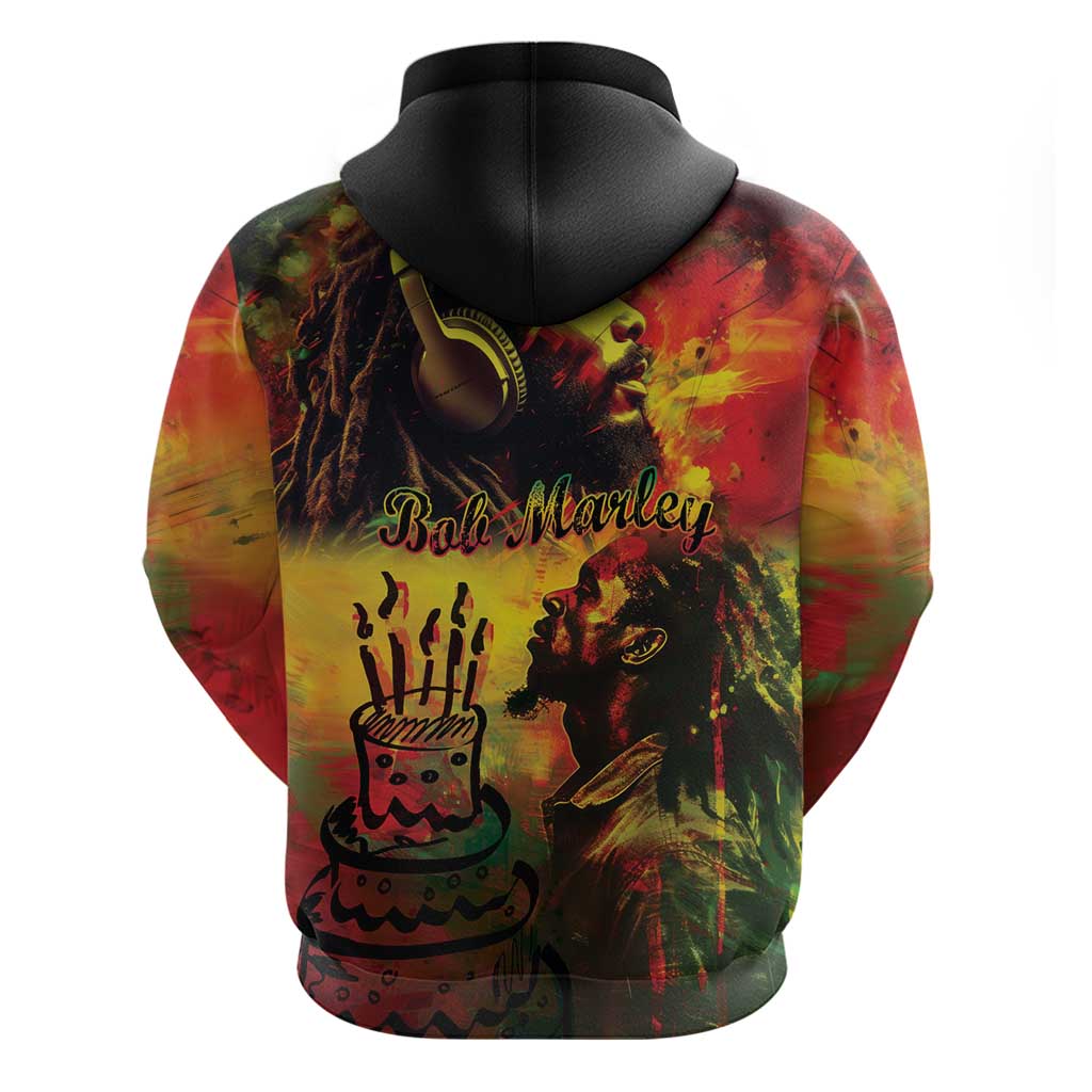 Happy Birthday King of Reggae Hoodie LT9