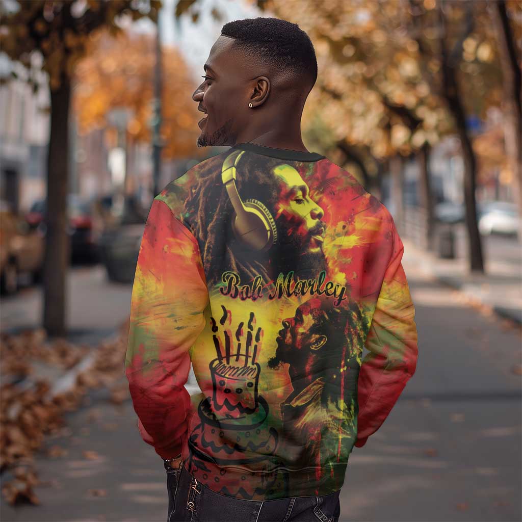 Happy Birthday King of Reggae Sweatshirt LT9