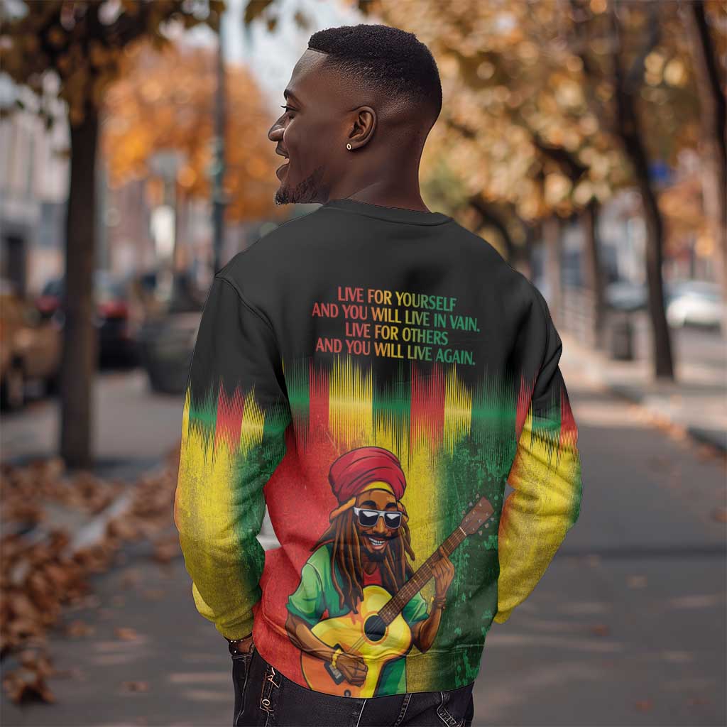 Honoring Reggae Legend Bob Birthday Sweatshirt LT9