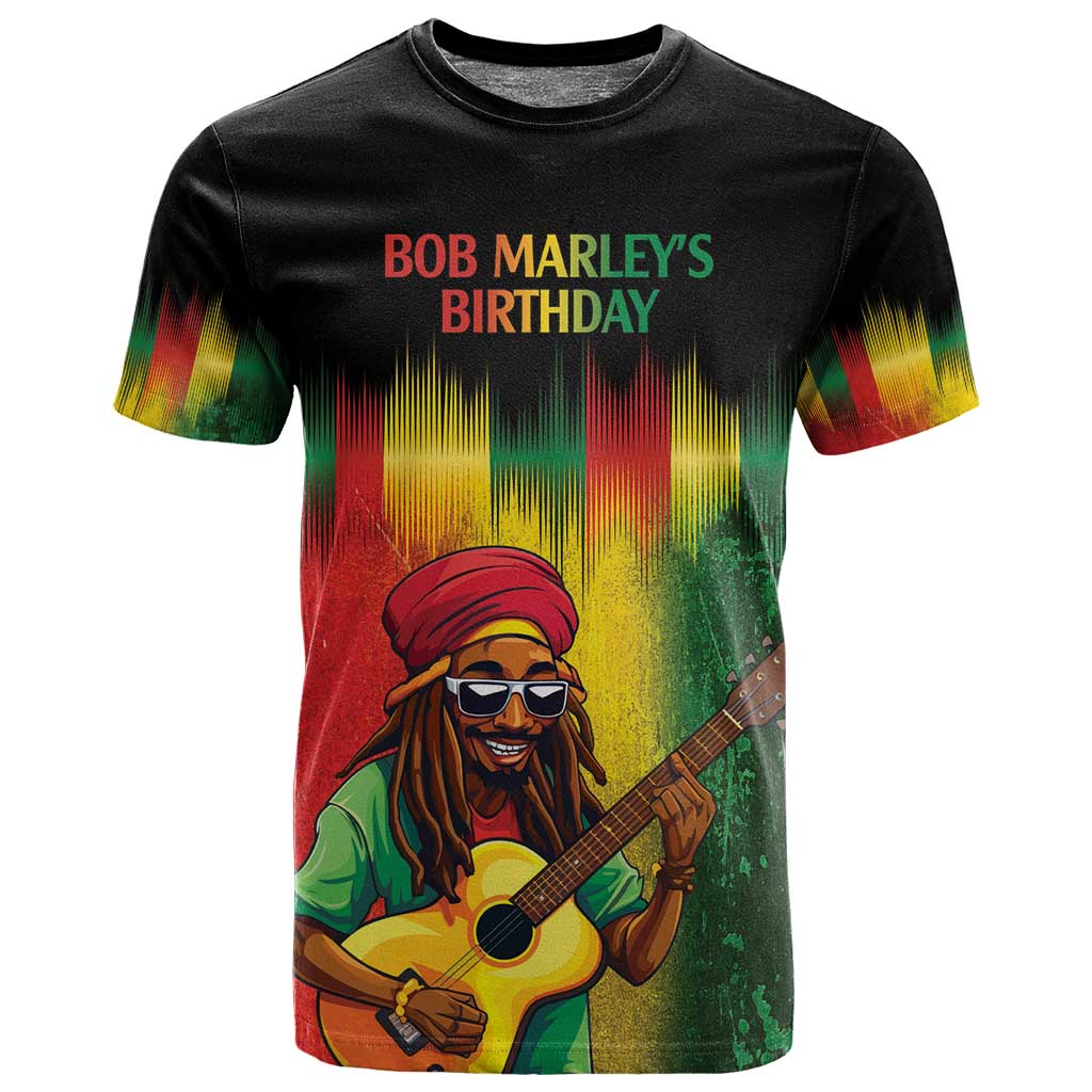 Honoring Reggae Legend Bob Birthday T shirt LT9