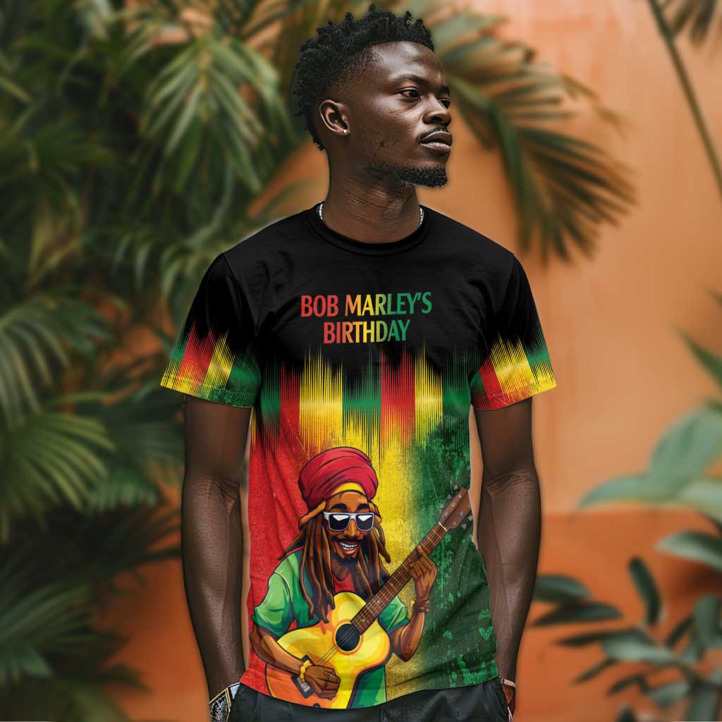 Honoring Reggae Legend Bob Birthday T shirt LT9