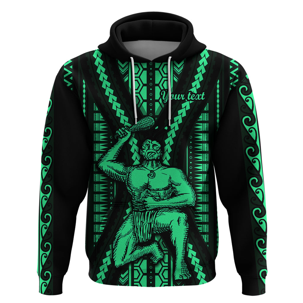 Custom Maori Fathers Day New Zealand Hoodie Aroha Ahau Ki A Koe Papa - Green LT9