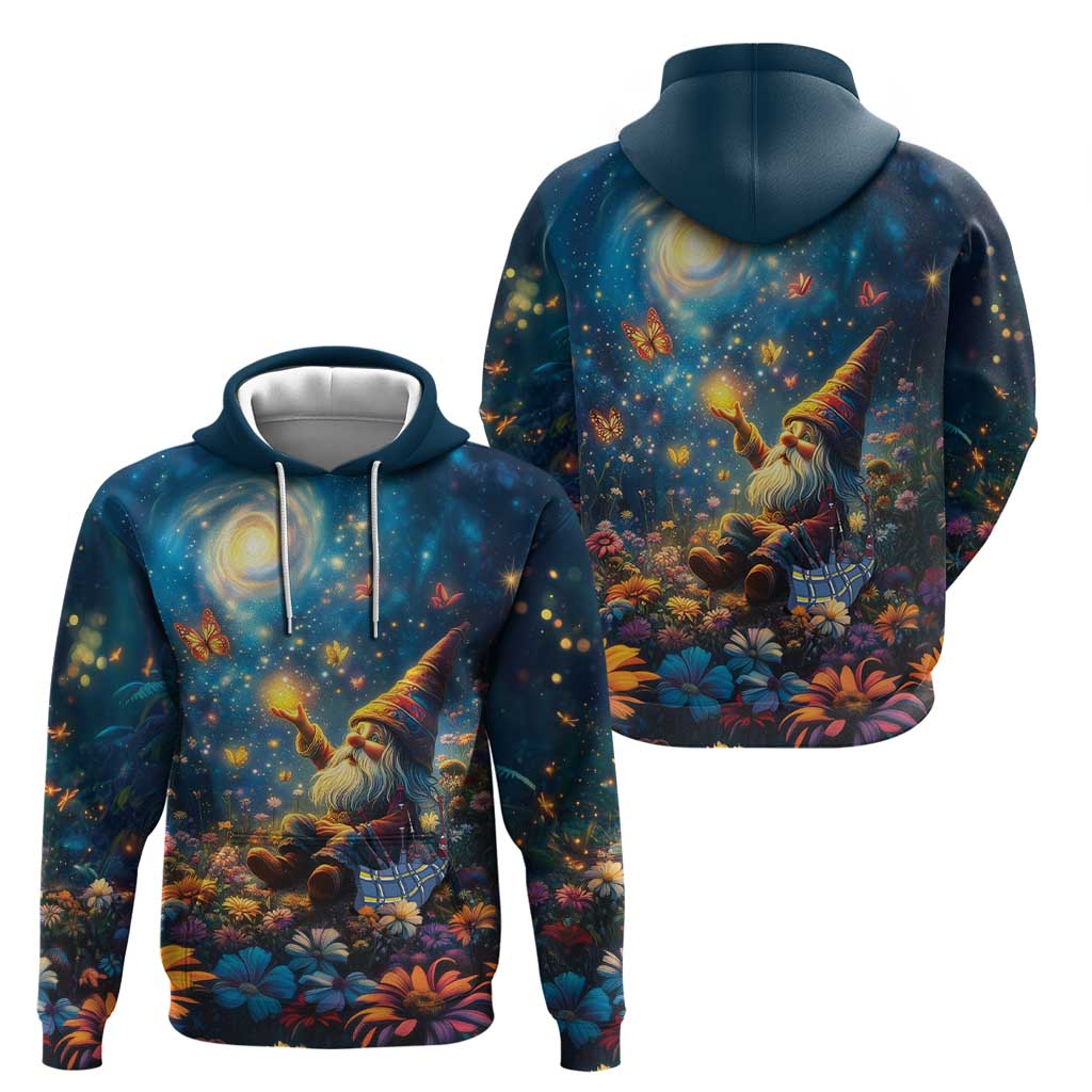 Nollaig Chridheil Scottish Gnome Hoodie Merry Christmas with Starry Night LT9