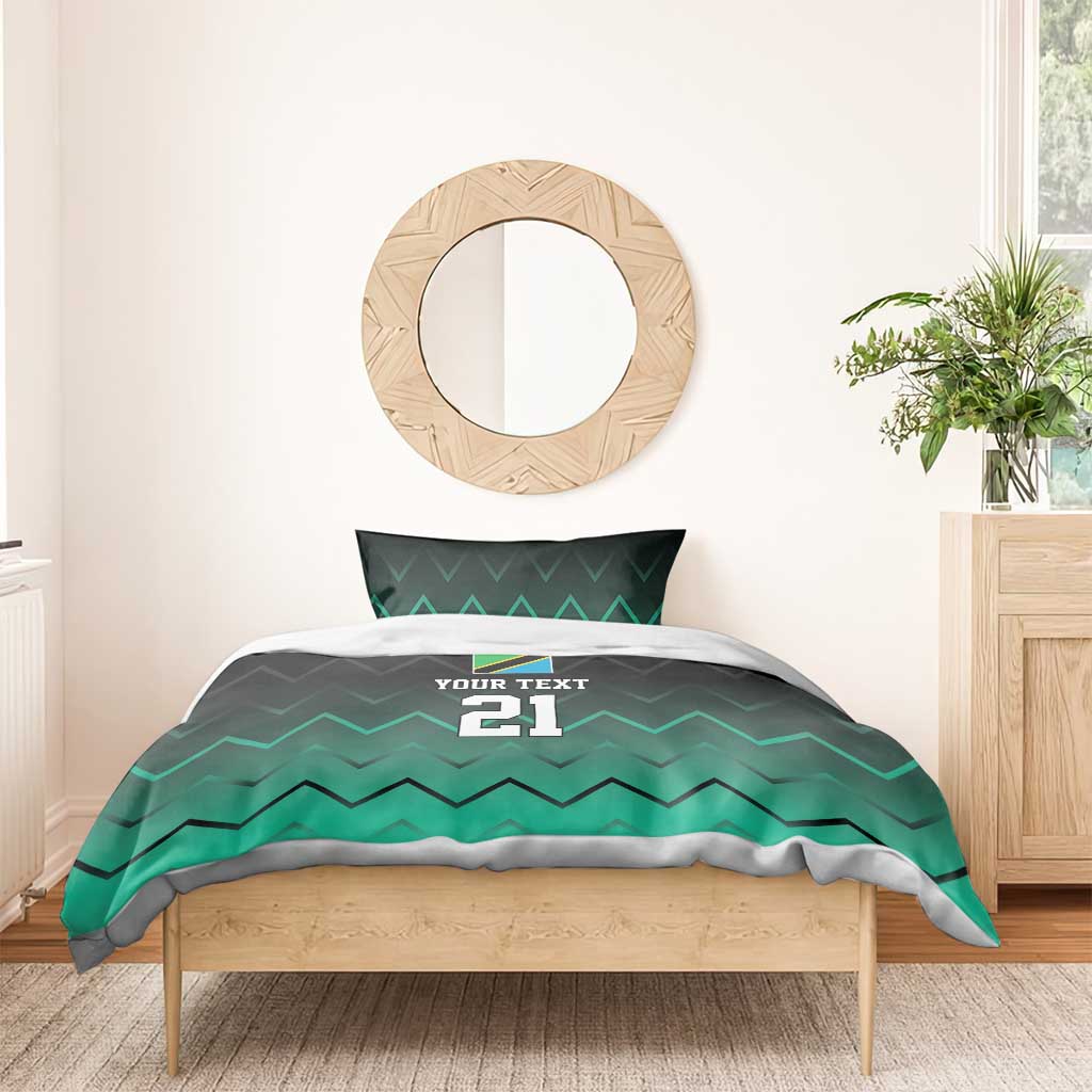 Custom Football African Tanzania Bedding Set Retro 2023-24 Tanzania History LT9