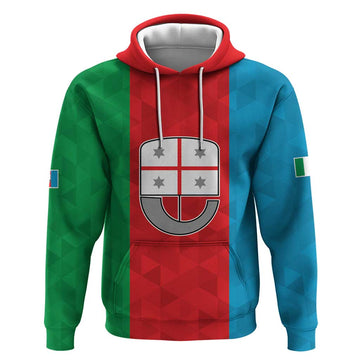 Personalized Italy Liguria Hoodie Inspiration Flags Style LT9