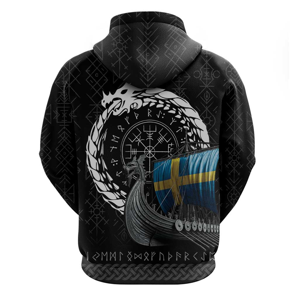 Sweden Viking Drakkar Hoodie Viking Blood LT9