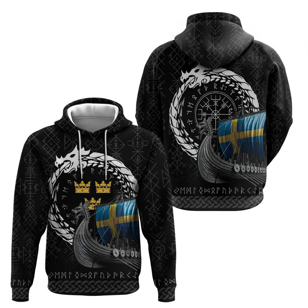 Sweden Viking Drakkar Hoodie Viking Blood LT9