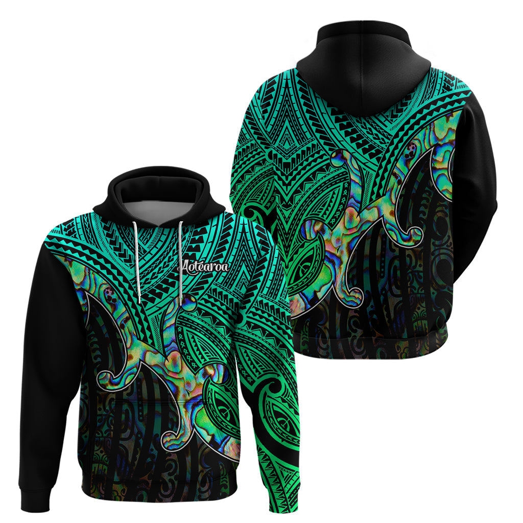 Maori Hoodie Aotearoa Papua Shell with Tribal Pattern LT9