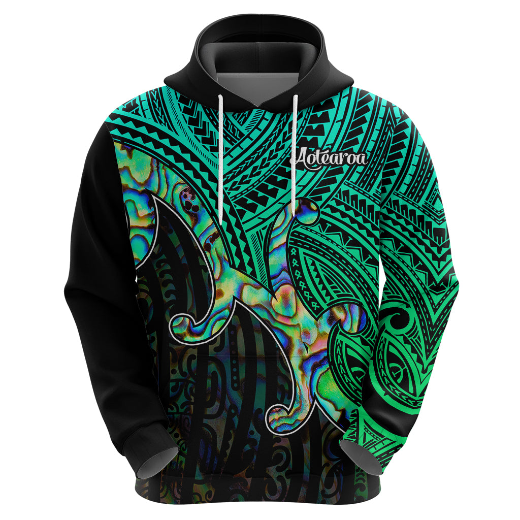 Maori Hoodie Aotearoa Papua Shell with Tribal Pattern LT9