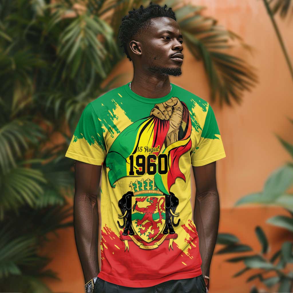 Republic of The Congo Independence Day Personalized T shirt Congo-Brazzaville Since 1960 LT9
