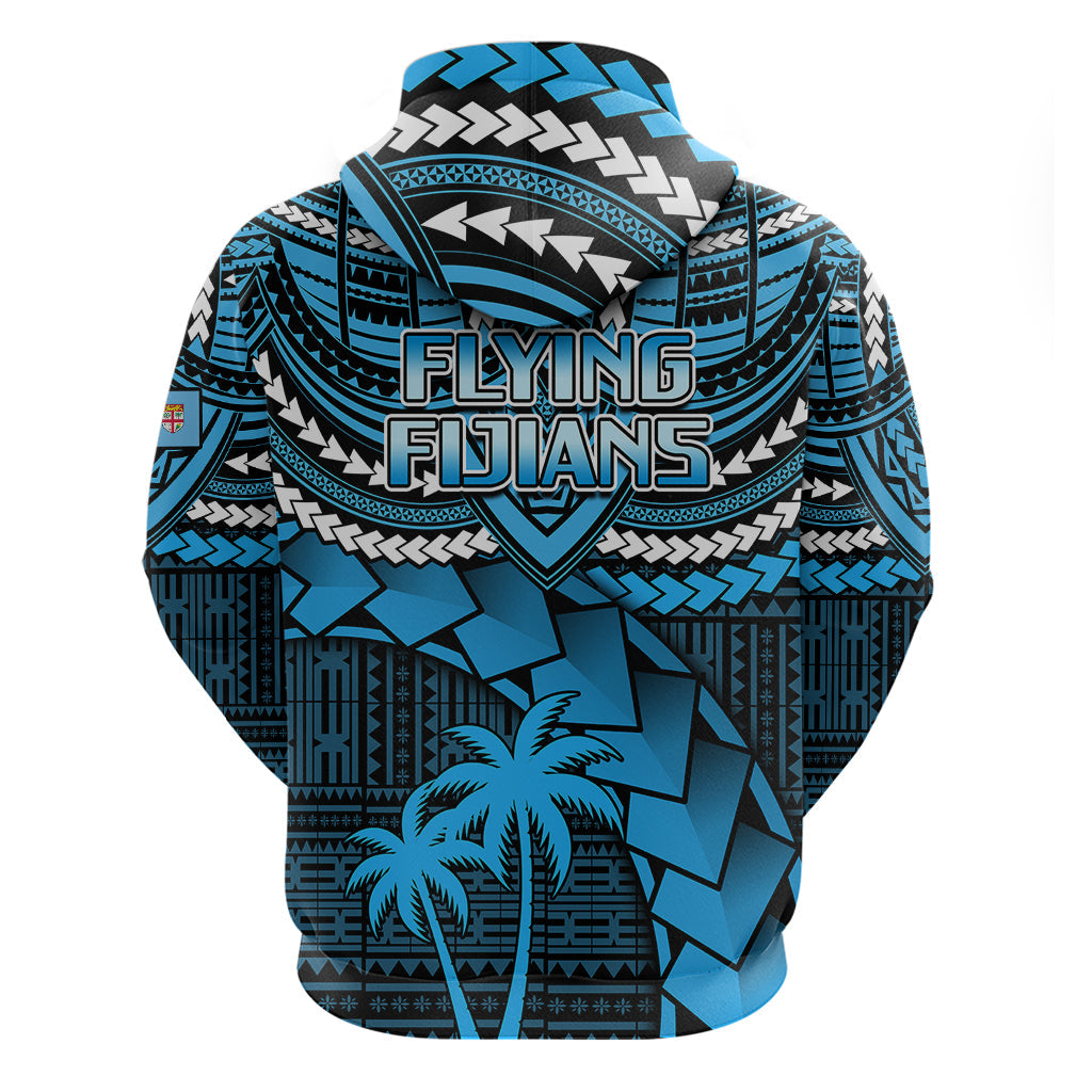 Fiji Rugby Hoodie Go Fijian Tapa Arty with World Cup Vibe LT9