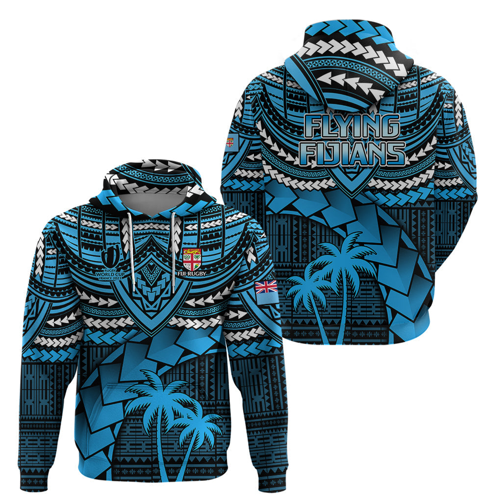 Fiji Rugby Hoodie Go Fijian Tapa Arty with World Cup Vibe LT9