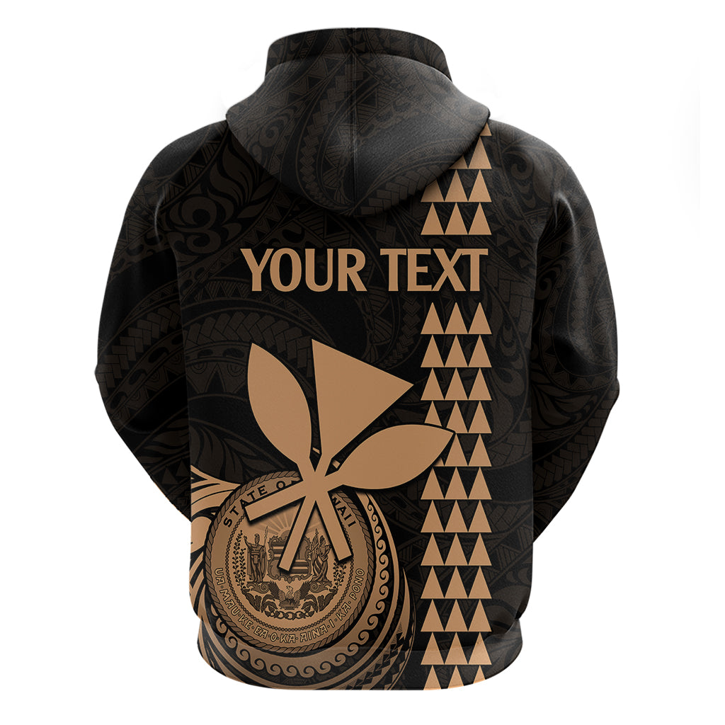 Custom Hawaii Hoodie King Kamehameha - Nude LT9