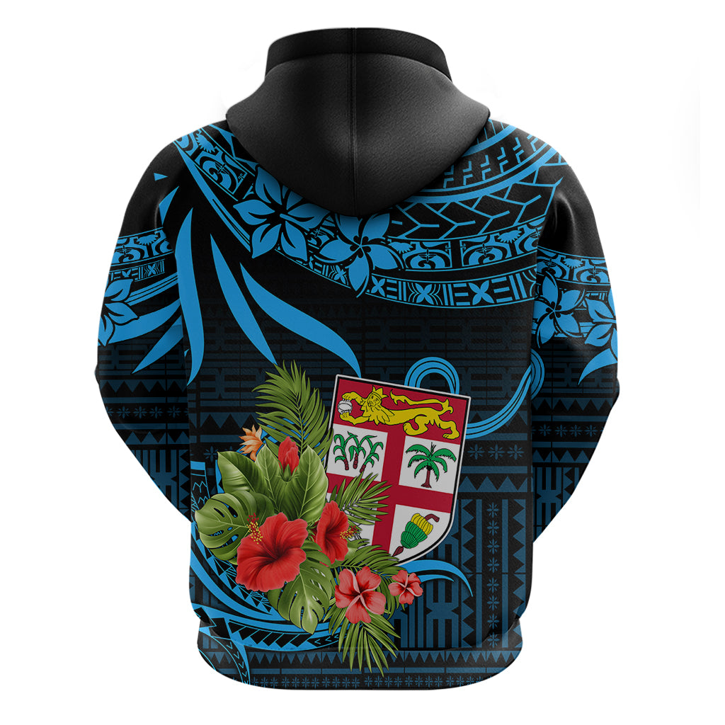 Fiji Islands Hoodie With Polynesian Tribal Happy National Day LT9