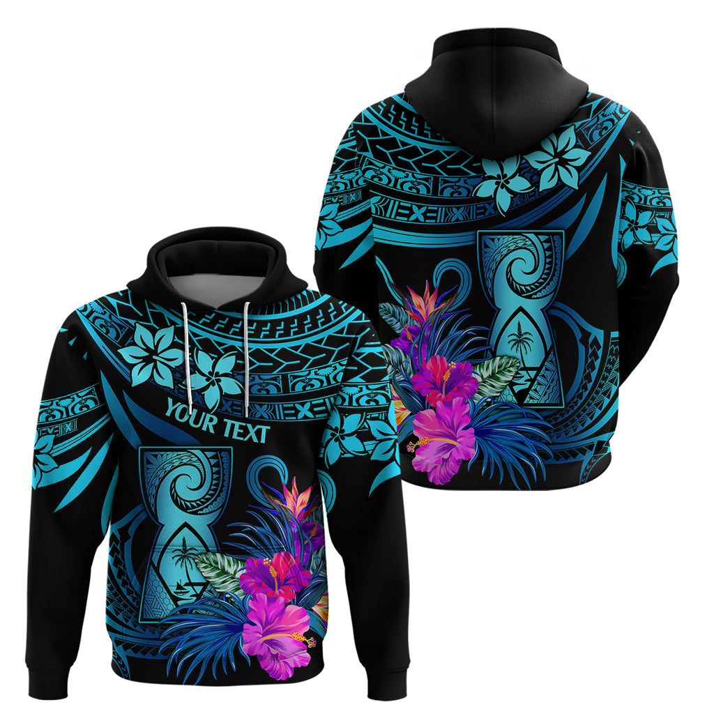 Custom Polynesian Guam Hoodie With Latte Stone Happy Liberation Day LT9