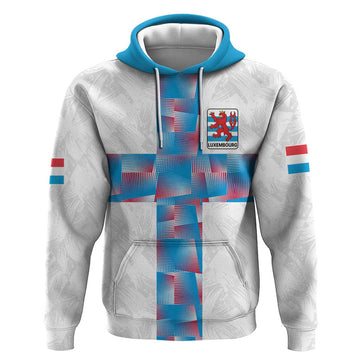 Luxembourg Football Custom Hoodie Les Lions Rouges LT9