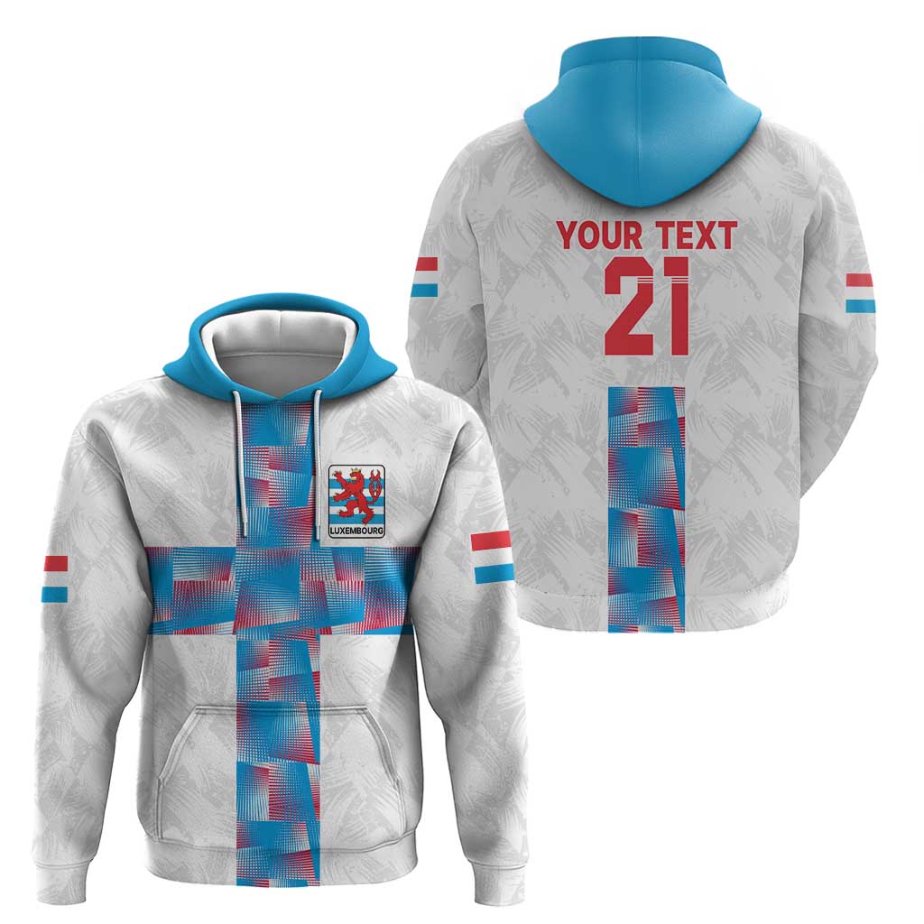 Luxembourg Football Custom Hoodie Les Lions Rouges LT9