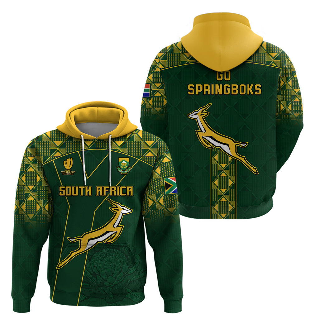 Springboks Rugby Hoodie South Africa Go Champions World Cup 2023 LT9