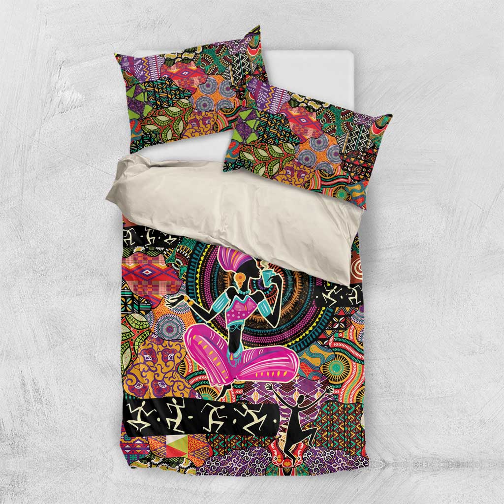 African Women Ethnic Motifs Bedding Set LT9