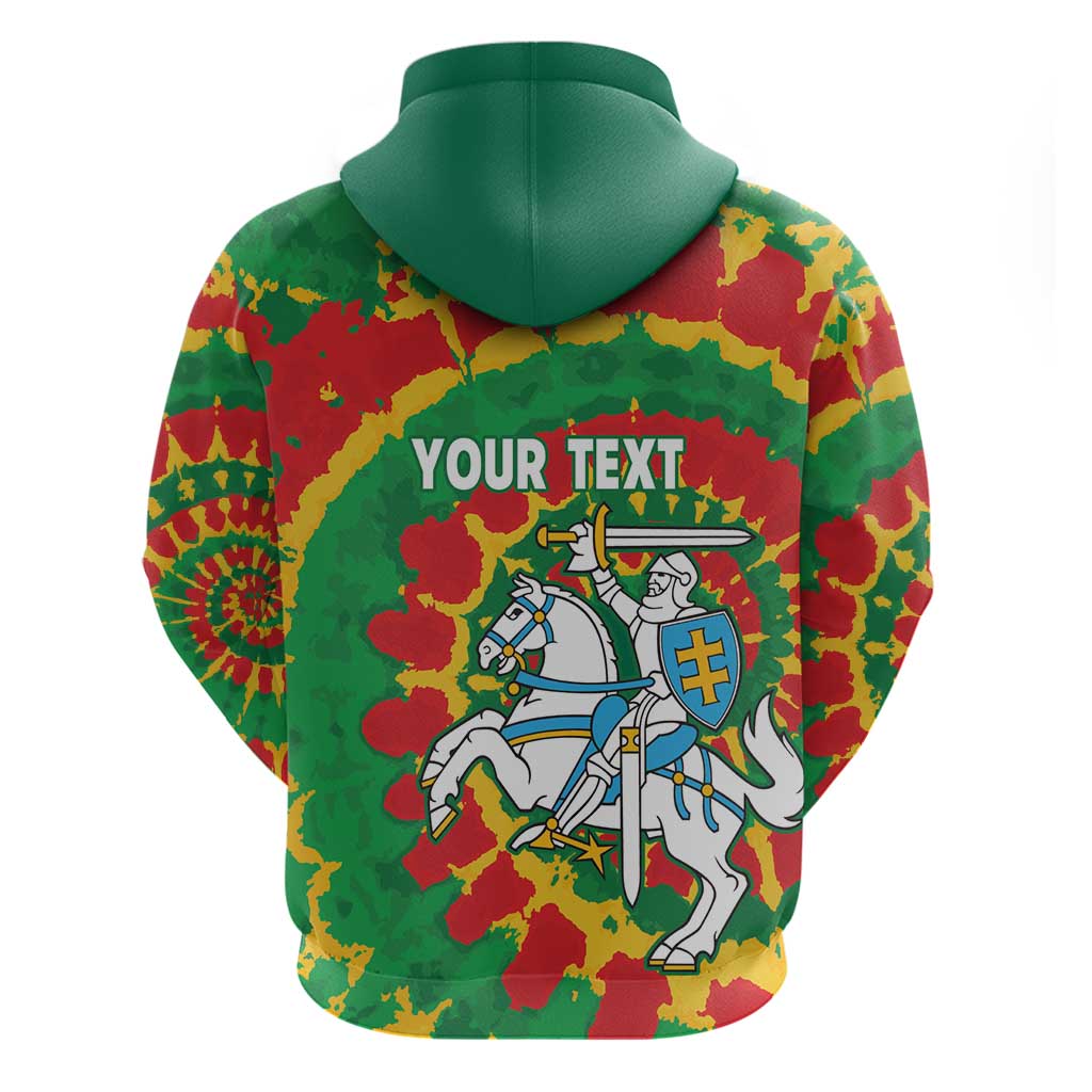 Lithuania Tie Dye Retro Basketball 1992 Personalized Hoodie LT9
