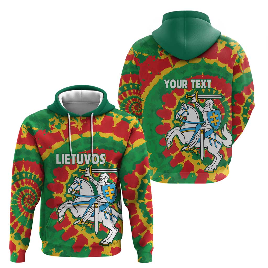 Lithuania Tie Dye Retro Basketball 1992 Personalized Hoodie LT9