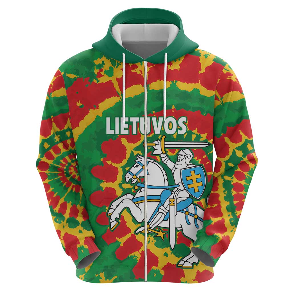 Lithuania Tie Dye Retro Basketball 1992 Personalized Hoodie LT9