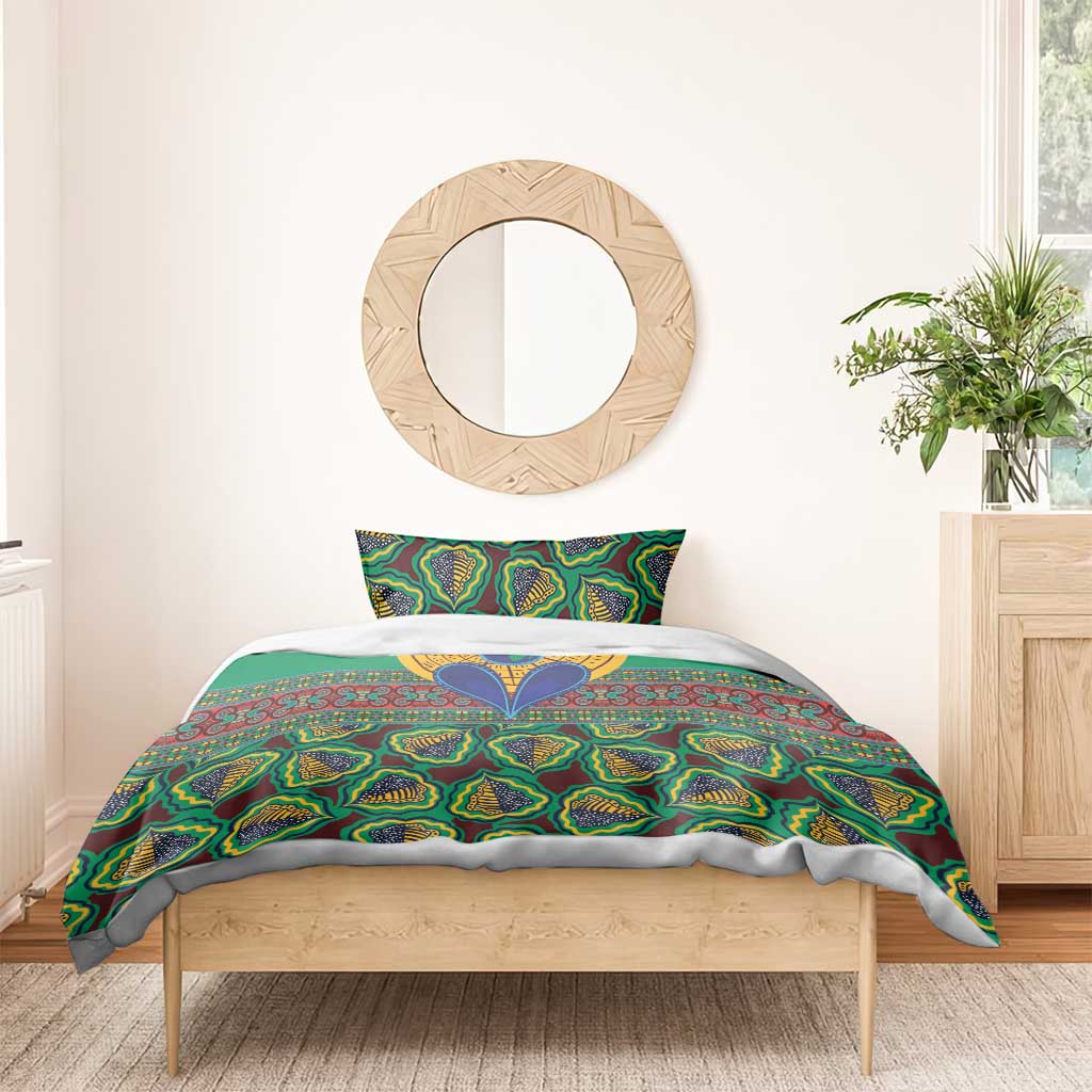 Afro Pattern Traditional Kanga Style Bedding Set LT9