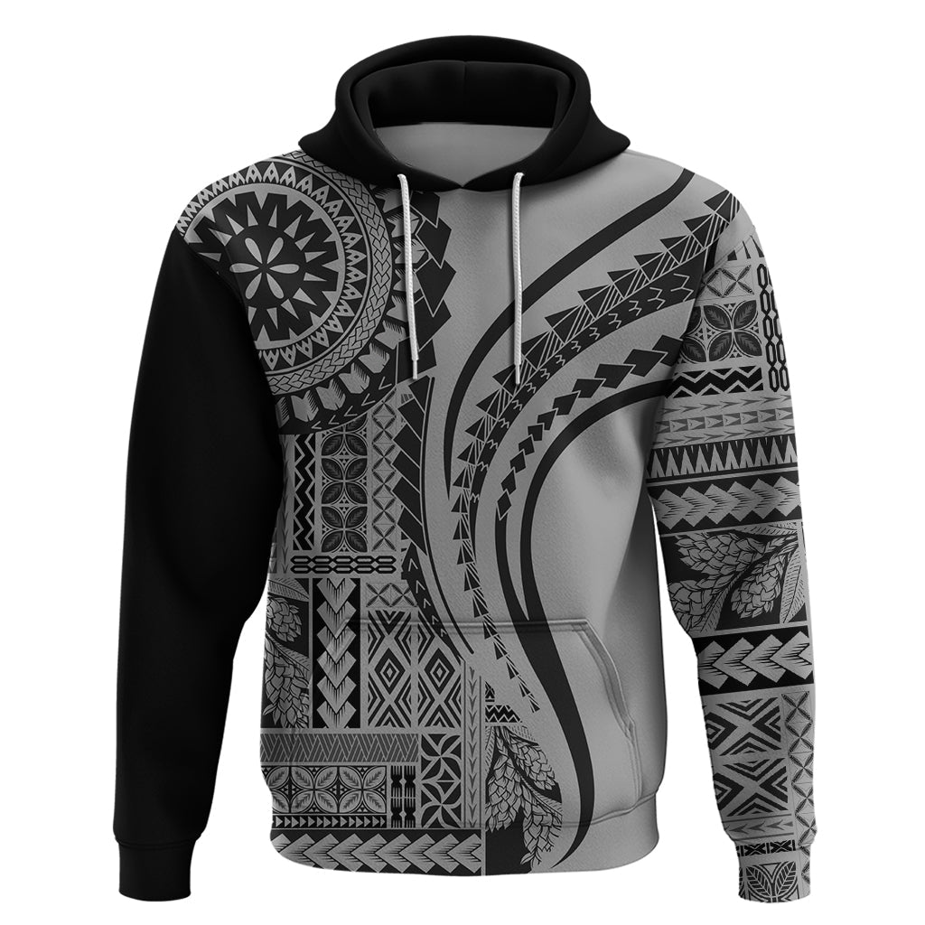 Samoa Siapo Arty Hoodie Black Style LT9