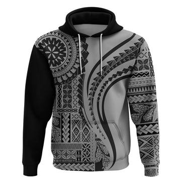 Samoa Siapo Arty Hoodie Black Style LT9