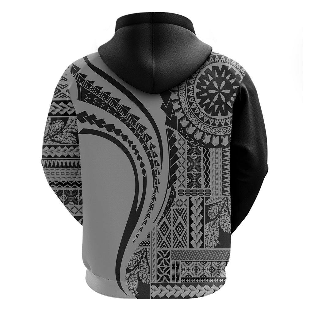 Samoa Siapo Arty Hoodie Black Style LT9