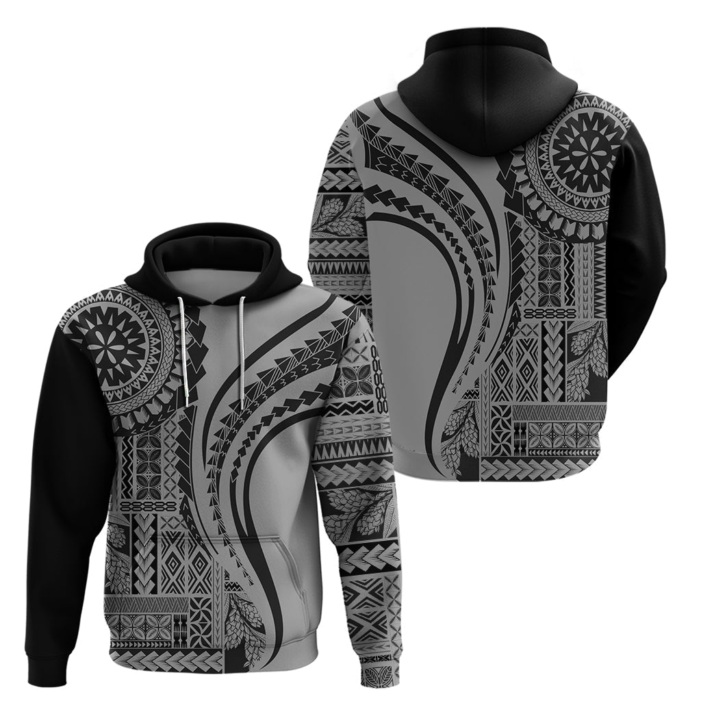 Samoa Siapo Arty Hoodie Black Style LT9