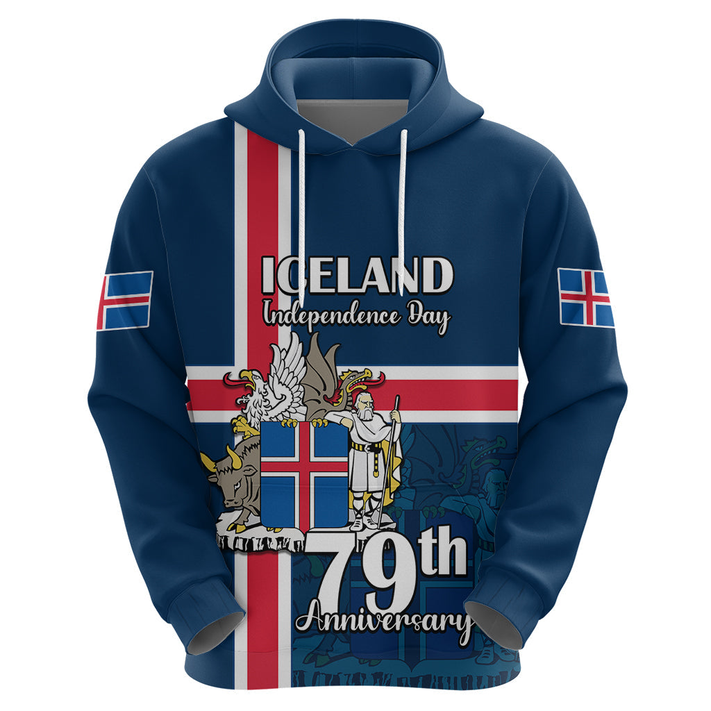 Iceland Hoodie Icelandic National Day LT9
