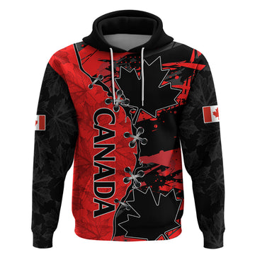 Custom Canada Womens Soccer Hoodie Go Canucks Maple Leaf 2023 LT9