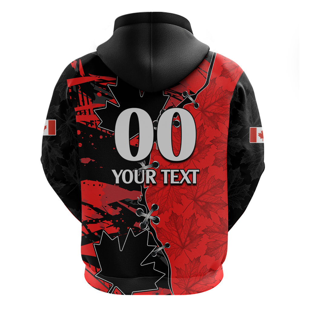 Custom Canada Womens Soccer Hoodie Go Canucks Maple Leaf 2023 LT9