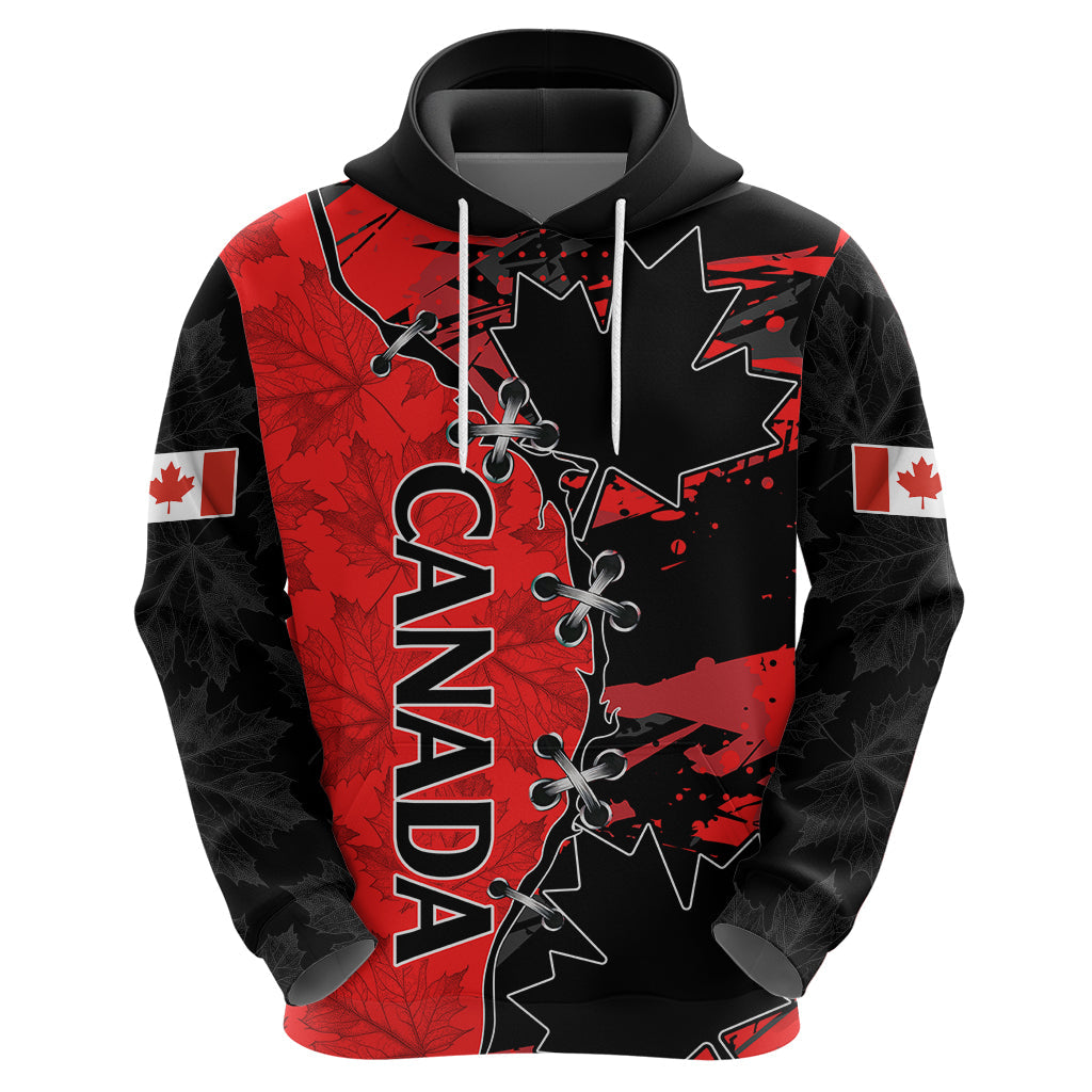 Custom Canada Womens Soccer Hoodie Go Canucks Maple Leaf 2023 LT9