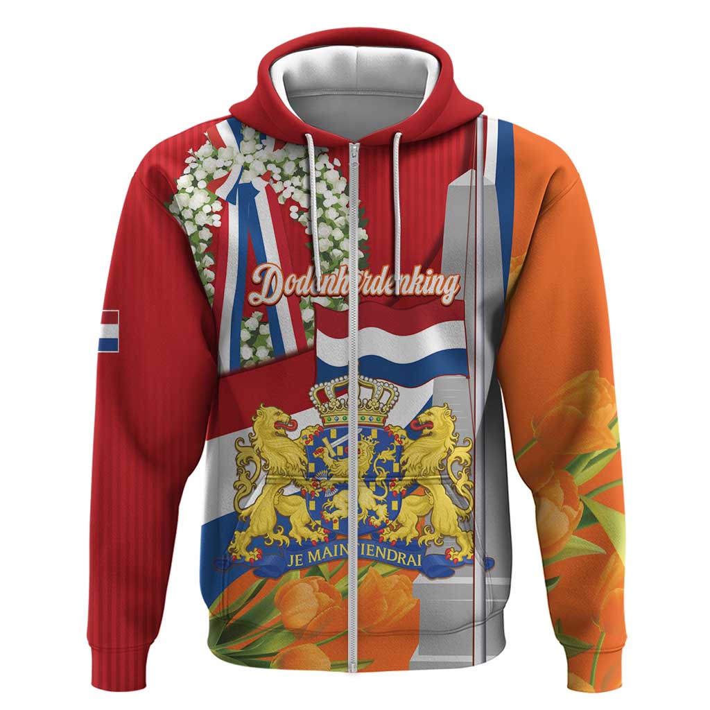 Netherlands Dodenherdenking Hoodie Martyrs' Day Honoring All Victims Of War LT14