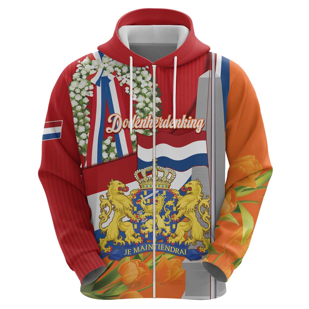 Netherlands Dodenherdenking Hoodie Martyrs' Day Honoring All Victims Of War LT14
