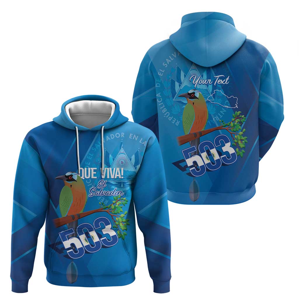 Personalized Que Viva El Salvador Hoodie Guardabarranco 503 Independence Day Proud LT14