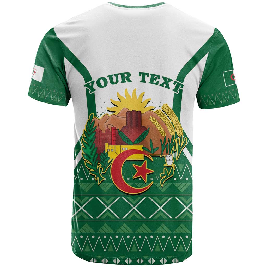 Personalized Afro Algeria T shirt Coat Of Arms African Pattern LT14