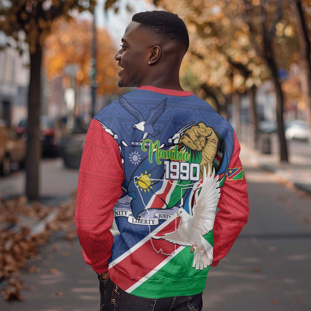 Afro Namibia Independence Day Sweatshirt Namibian 1990 African Pattern LT14