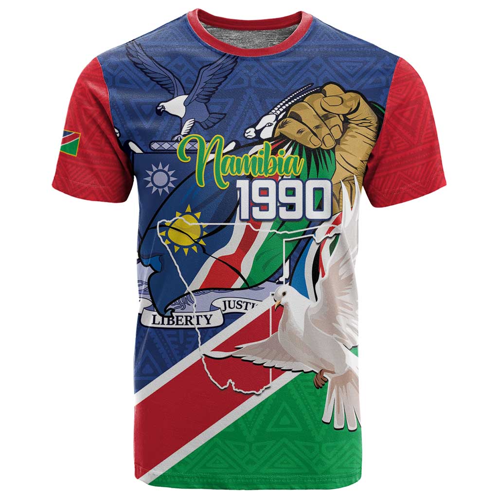 Afro Namibia Independence Day T shirt Namibian 1990 African Pattern LT14