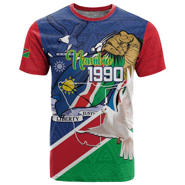 Afro Namibia Independence Day T shirt Namibian 1990 African Pattern LT14