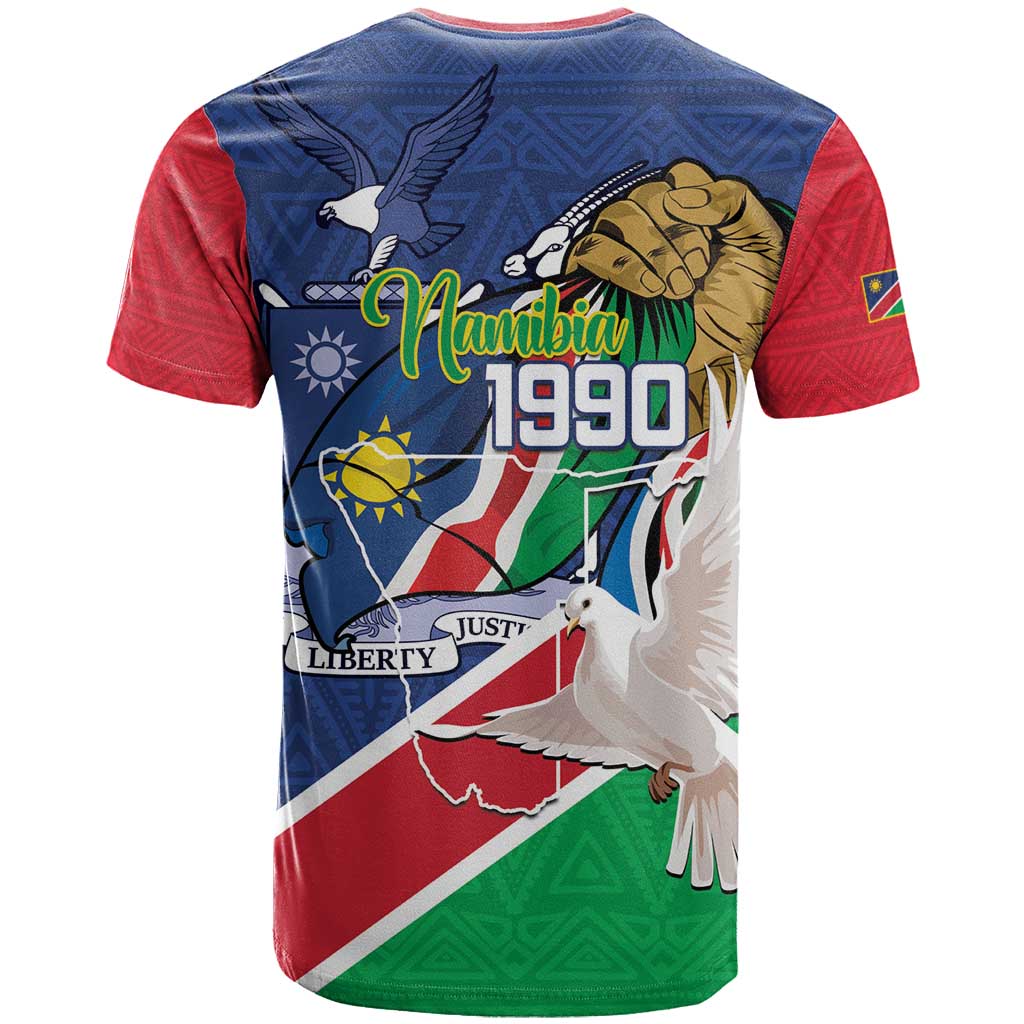 Afro Namibia Independence Day T shirt Namibian 1990 African Pattern LT14