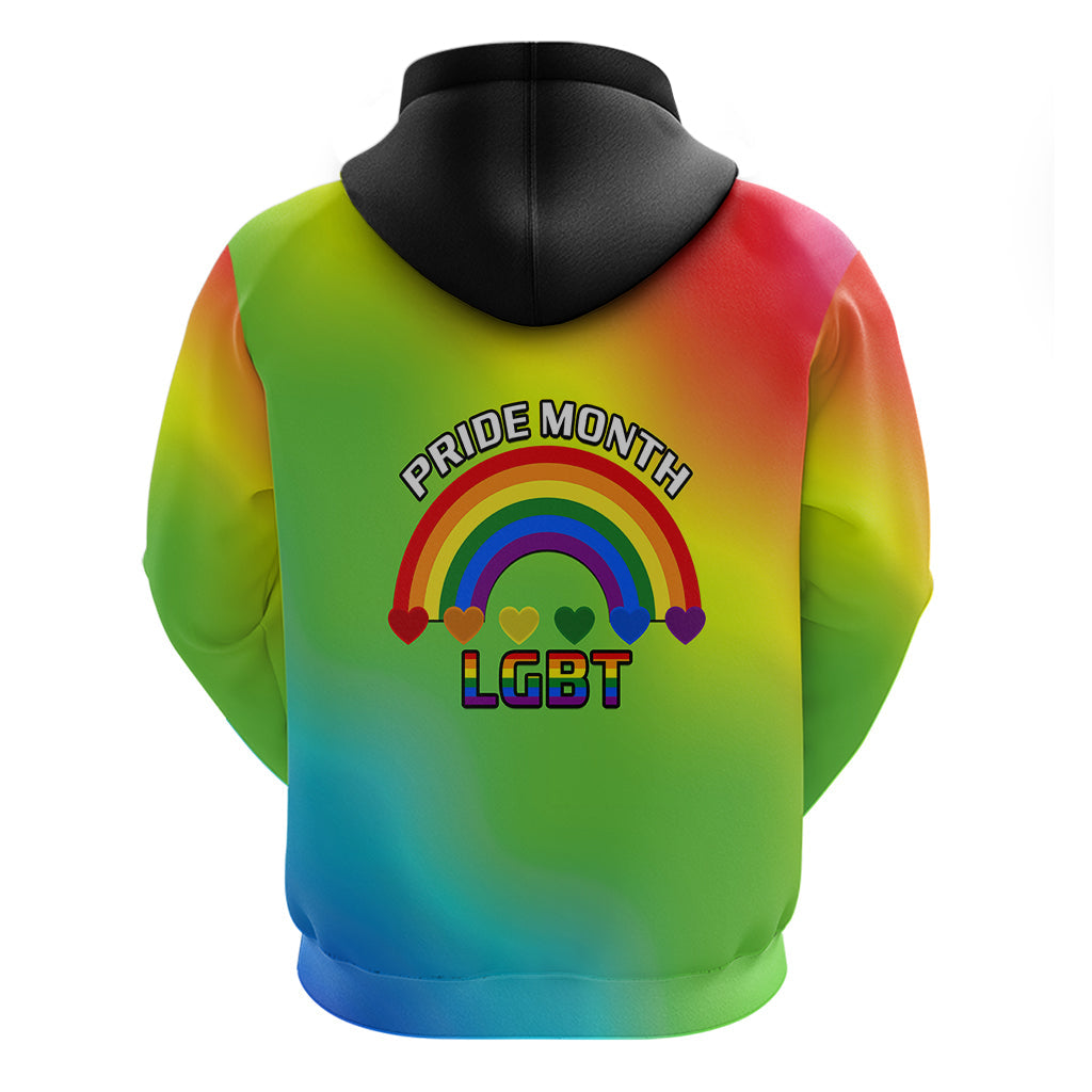 Pride Month LGBT Hoodie In June We Wear Rainbow LT14