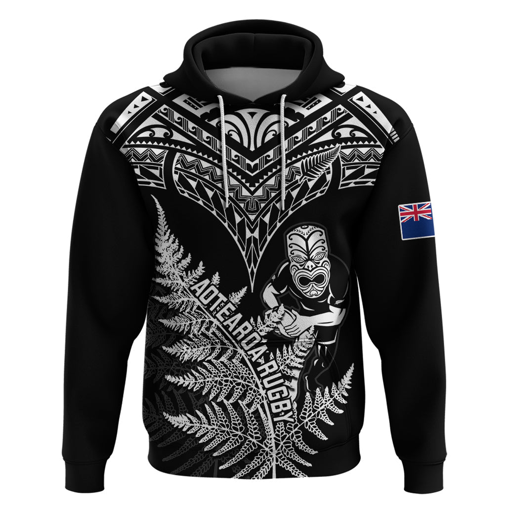 Personalised New Zealand Silver Fern Rugby Hoodie Go All Black 2023 World Cup LT14