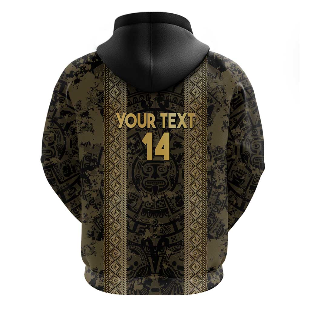Custom Mexico Football Hoodie 2025 El Tri Champions Gold Color LT14