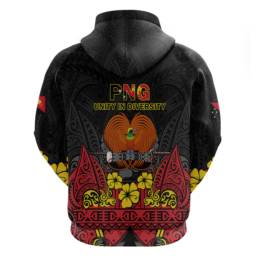 Polynesian Pride Independence Day Papua New Guinea Hoodie PNG Bird of Paradise 48th Anniversary LT14
